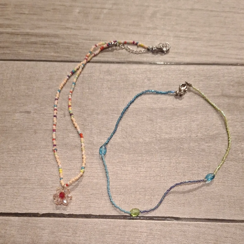 🍋‍🟩 Rainbow Seed Bead Necklace Bundle 💘